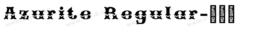 Azurite Regular字体转换